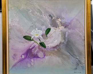 48" x 48" oil painting