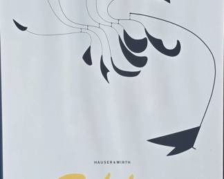 Alexander Calder exhibition poster.