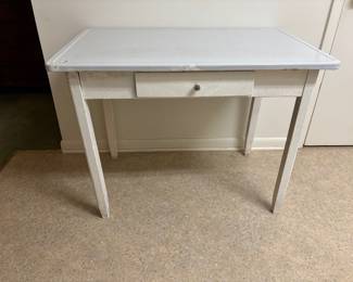 Vintage Enamel Top Kitchen Table