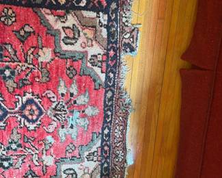 Hamadan Runner Edge Detail