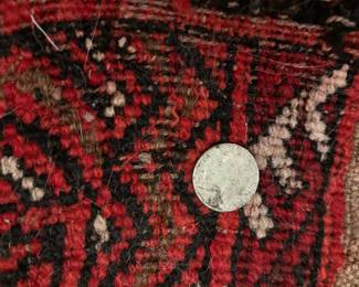 Old Turkish Prayer Rug -Weave Detail