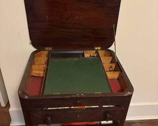 Work Table Writing Surface and 2 Drawers