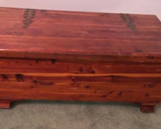 Cedar Chest with Great Strapping
