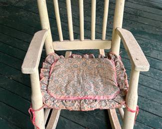 Vintage Child's Rocker