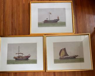 Wonderful Chinese Export Watercolor Prints