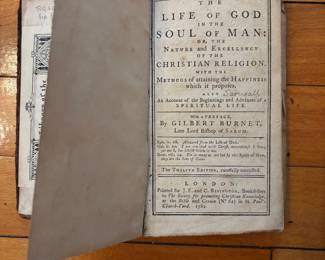 The Life of God in the Soul of Man with Preface by Gilbert Burnet, 1782