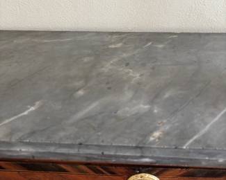 18th Century Louis 16 Secretary with Marble Top