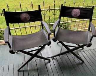 Pair of Sewanee Foldable Directors Chairs