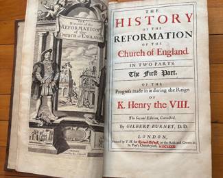 The History of the Reformation of the Church of England by Gilbert Burnet  D.D.;1681