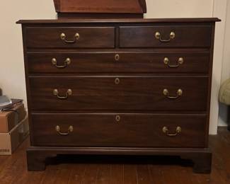 5 Drawer Mahogany  Dresser