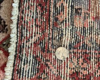Hamadan Runner Weave Detail