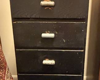 Painted (but matching) Bedside Chest