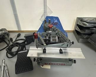 Jewelers Tools including Vigor Deluxe Engraving Machine