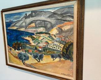 Bertram Hartman Watercolor