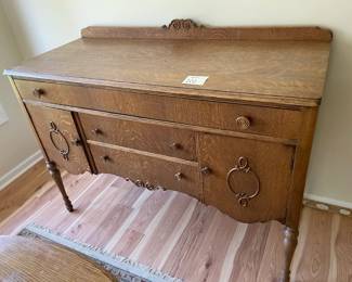 Vintage Oak Sideboard