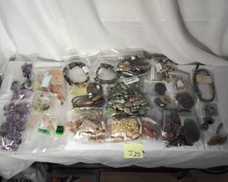 Lot Of Natural Stone Beads Jewelry Making Supplies