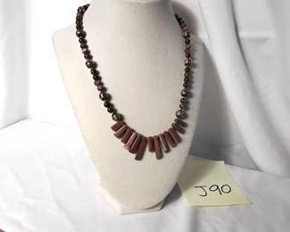 Damaged Necklace With Cloisonn Beads