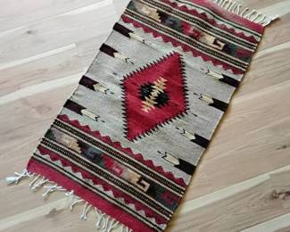 Handwoven Mexican Wool Rug