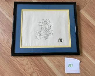 002 Original Garfield Animation Production Art