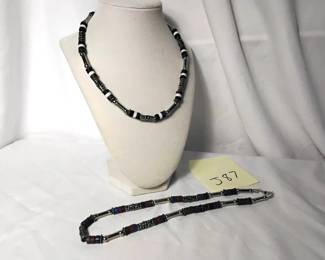 Two Handcrafted Beaded Necklaces