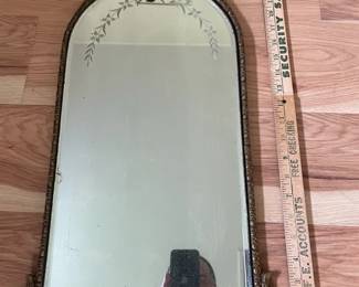 Small Vintage Arch Top Mirror
