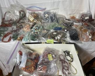 Lot Of Gemstone Beads For Jewelry Making