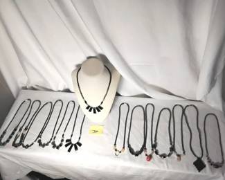 Lot Of 14 Hematite Necklaces
