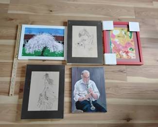 Lot Of 5 Pieces Of Art