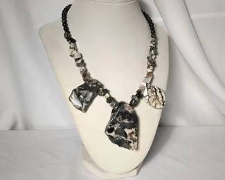 Handcrafted Natural Stone Necklace
