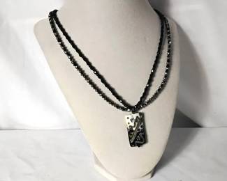 Handcrafted Necklace With Abstract Pendant