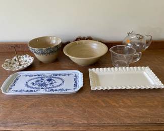 Lot Of Kitchen Ceramics And Glassware