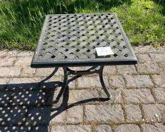 Metal Patio Side Table