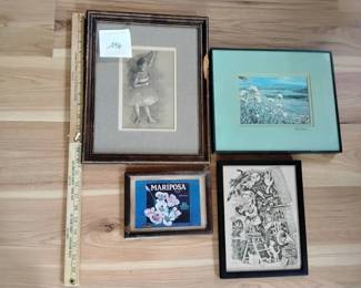 Lot Of 4 Prints