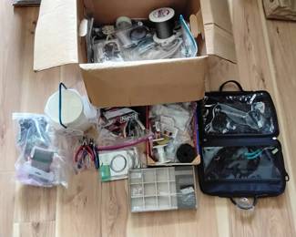 Lot Of Jewelry Making Tools And Supplies