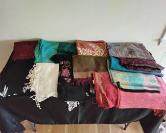 Lot Of Scarves