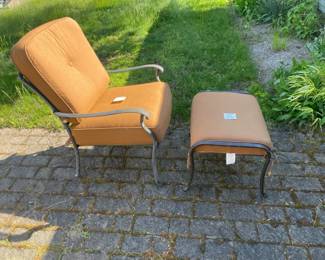 Patio Chair With Foot Stool