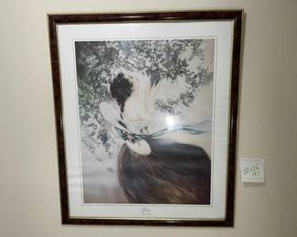 Framed Print Grapes By Louis Icart