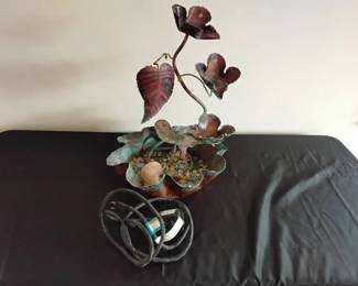Copper Table Top Water Fountain