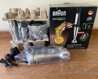 Two Braun Multi quick Hand Blenders