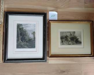 Two Framed Engravings