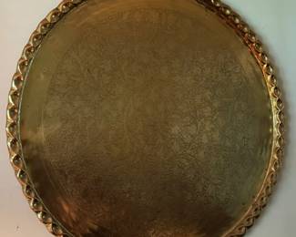 Antique Brass Table