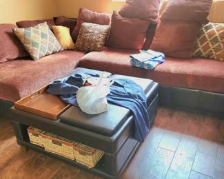 L-shaped sofa