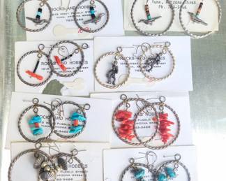 Some of the many earrings