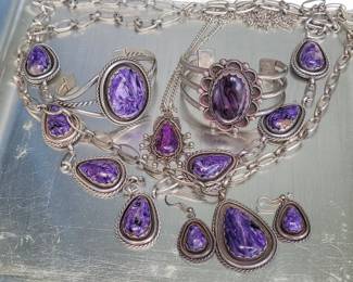 Charoite jewelry