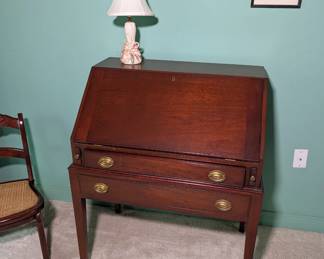 Federal Style Slant Front Desk