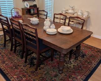Jacobean-Style Oak Dining Table
