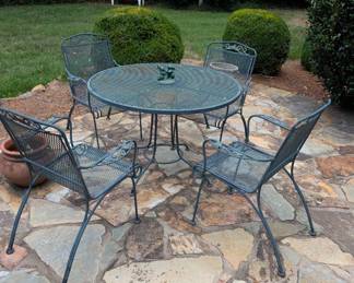 Wrought Iron Patio Dining Set