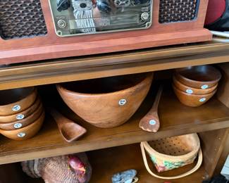 Teak bowls