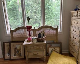 Bed and Picture Frames
