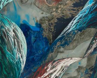 151 Laddie John Dill (b. 1943) Untitled Mixed media on panel Unsigned on the recto 72" H x 72" W x 2.5" D Estimate: $2,500 - $3,500